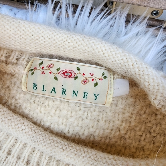 Blarney rolled neck cable‎ sweater L- XL - Picture 8 of 12